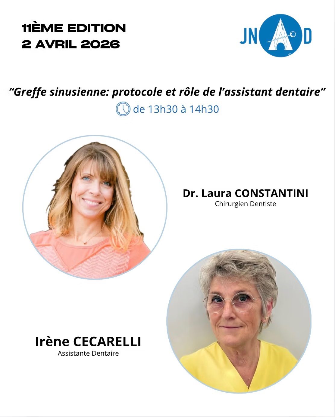 Conférence greffe sinusienne JNAD 2026